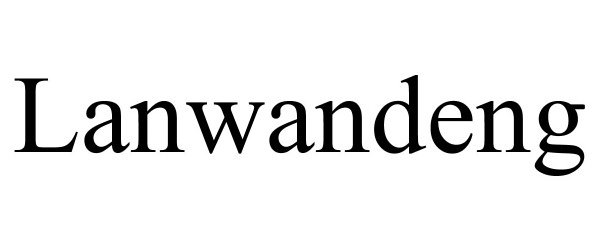 Trademark Logo LANWANDENG
