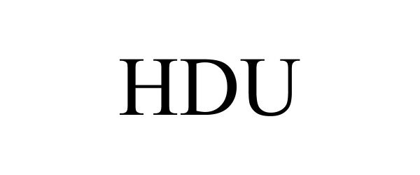 Trademark Logo HDU
