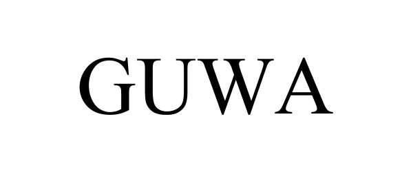 Trademark Logo GUWA