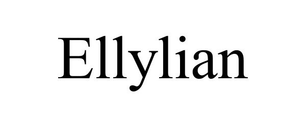 Trademark Logo ELLYLIAN