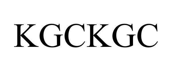 Trademark Logo KGCKGC