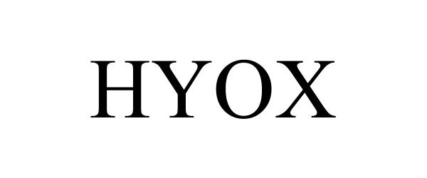 Trademark Logo HYOX