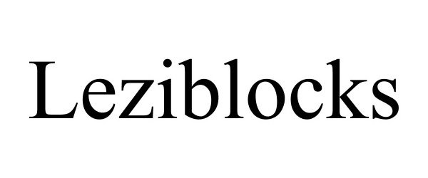  LEZIBLOCKS