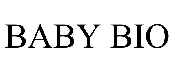 Trademark Logo BABY BIO