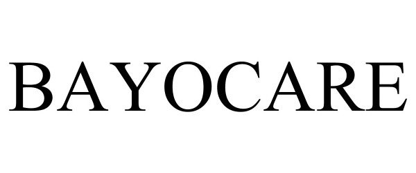 Trademark Logo BAYOCARE