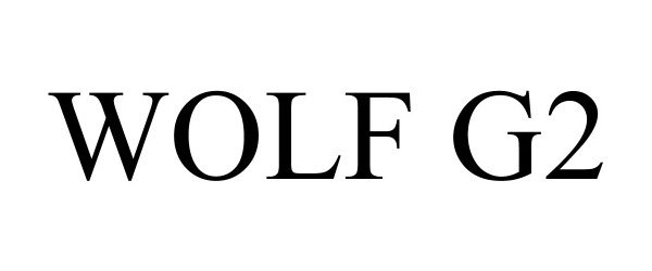 Trademark Logo WOLF G2