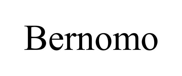 Trademark Logo BERNOMO