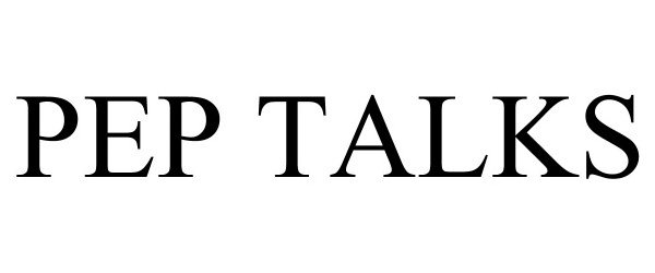 Trademark Logo PEP TALKS