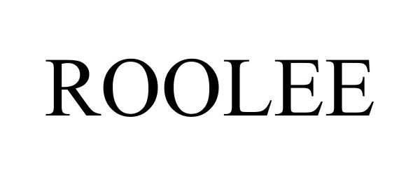 Trademark Logo ROOLEE