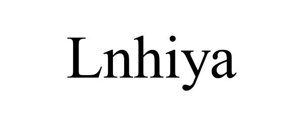 Trademark Logo LNHIYA