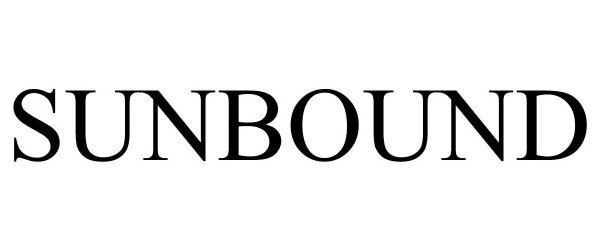 Trademark Logo SUNBOUND