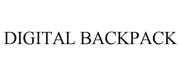 Trademark Logo DIGITAL BACKPACK