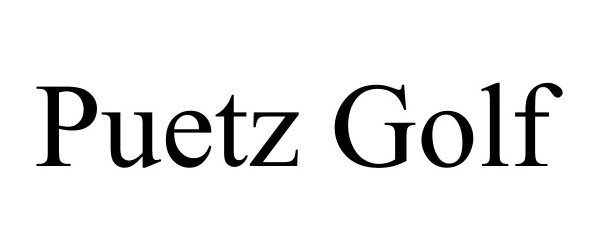  PUETZ GOLF