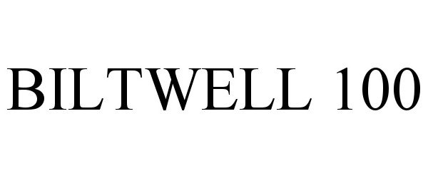 Trademark Logo BILTWELL 100