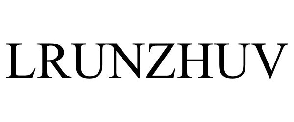 Trademark Logo LRUNZHUV