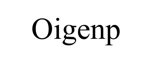 Trademark Logo OIGENP