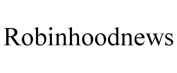 Trademark Logo ROBINHOODNEWS
