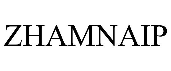 Trademark Logo ZHAMNAIP