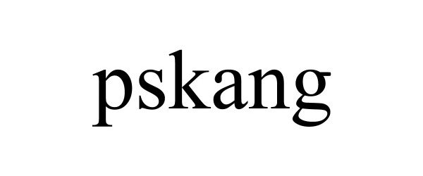 Trademark Logo PSKANG