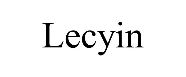 Trademark Logo LECYIN