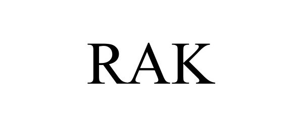 Trademark Logo RAK
