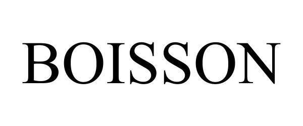Trademark Logo BOISSON