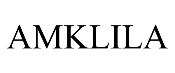 Trademark Logo AMKLILA