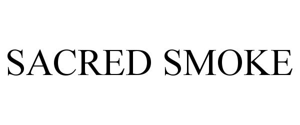 Trademark Logo SACRED SMOKE