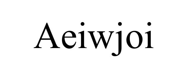  AEIWJOI