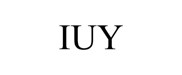 Trademark Logo IUY