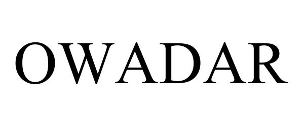 Trademark Logo OWADAR