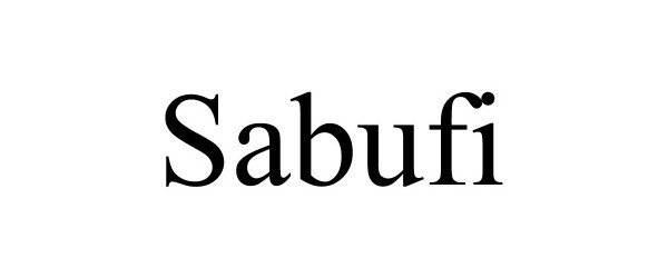 Trademark Logo SABUFI