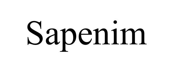 Trademark Logo SAPENIM