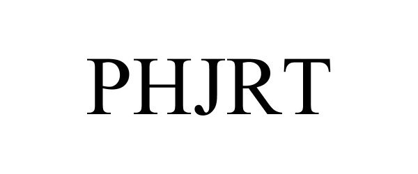 Trademark Logo PHJRT