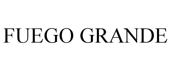 Trademark Logo FUEGO GRANDE