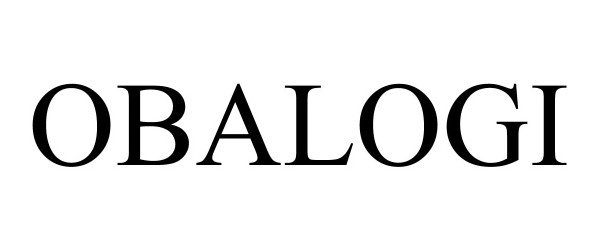 Trademark Logo OBALOGI
