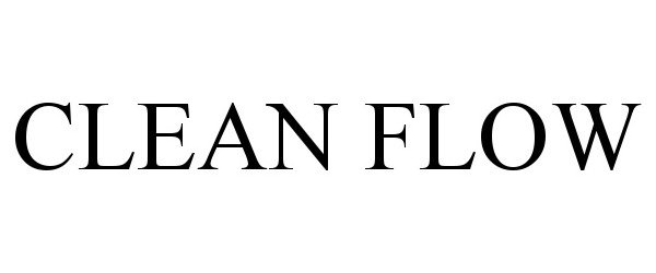 Trademark Logo CLEAN FLOW