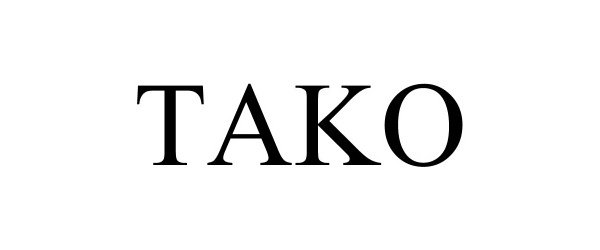 Trademark Logo TAKO