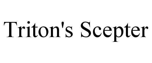 Trademark Logo TRITON'S SCEPTER