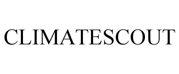 Trademark Logo CLIMATESCOUT