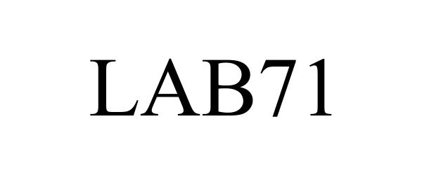 Trademark Logo LAB71