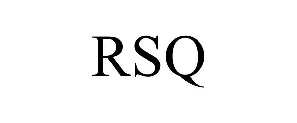 Trademark Logo RSQ