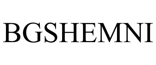  BGSHEMNI