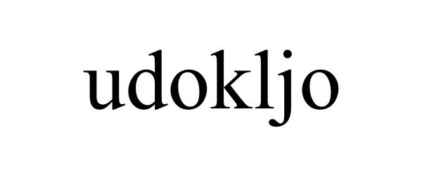 Trademark Logo UDOKLJO