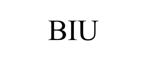 Trademark Logo BIU