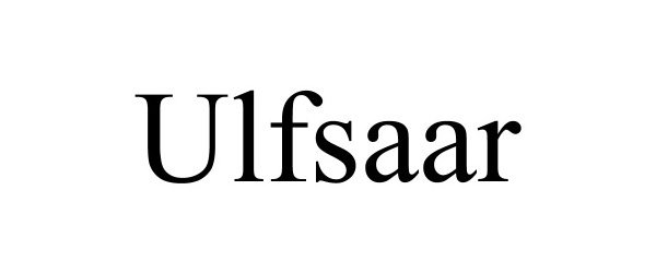 Trademark Logo ULFSAAR