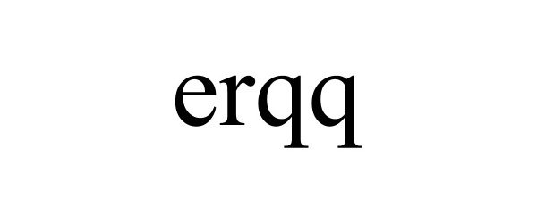 Trademark Logo ERQQ