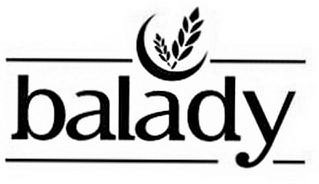Trademark Logo BALADY