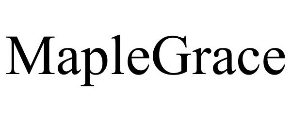 Trademark Logo MAPLEGRACE