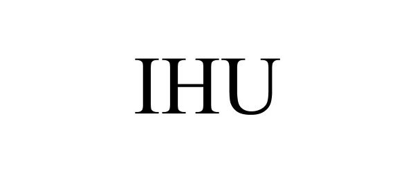 Trademark Logo IHU